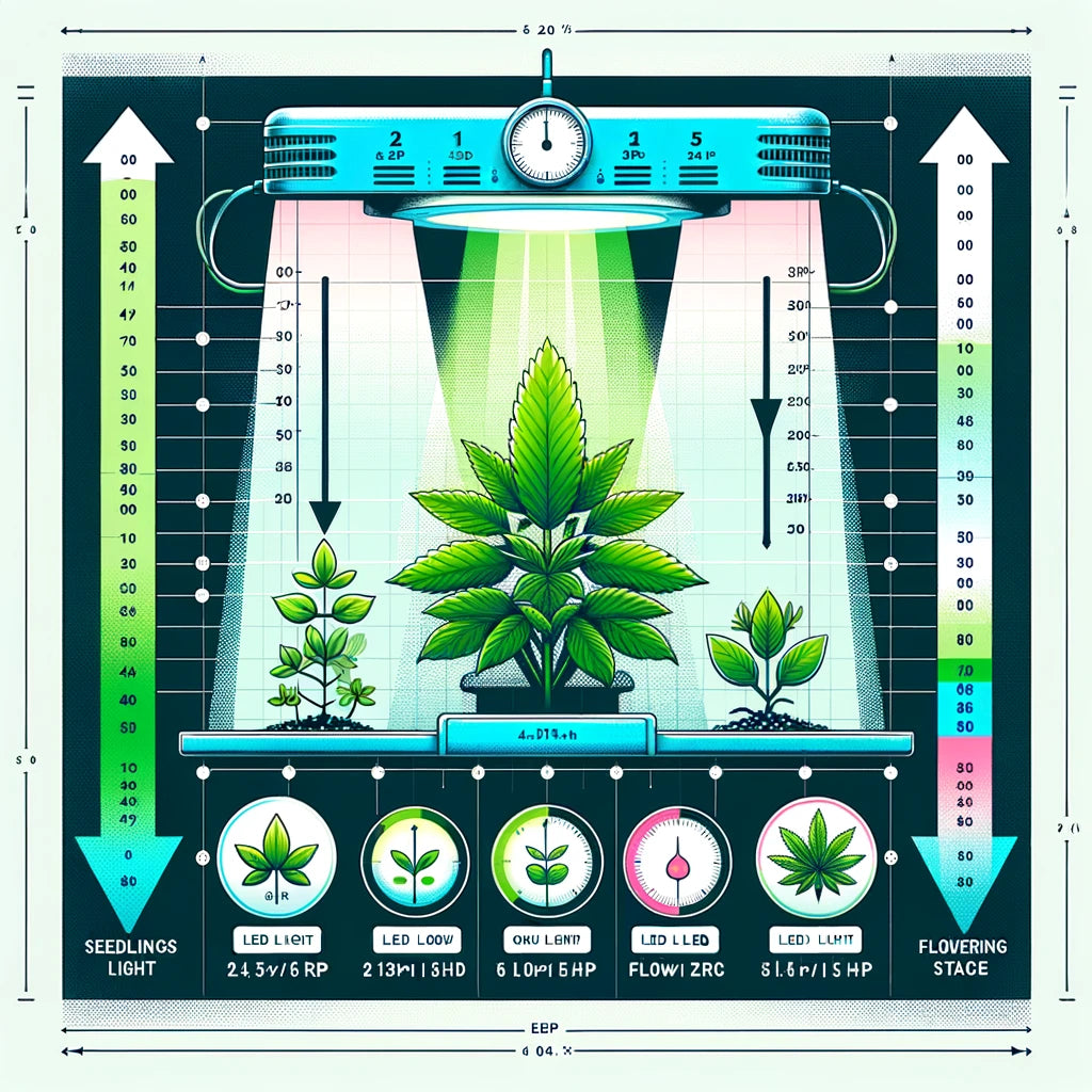 LED Grow Light Distance Chart: Optimal Placement for Maximum Growth